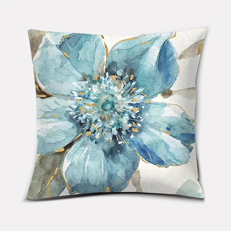 Cute Flower Cushion Cover Pillow  Home Decor   Removable and Washable Funda de almohada